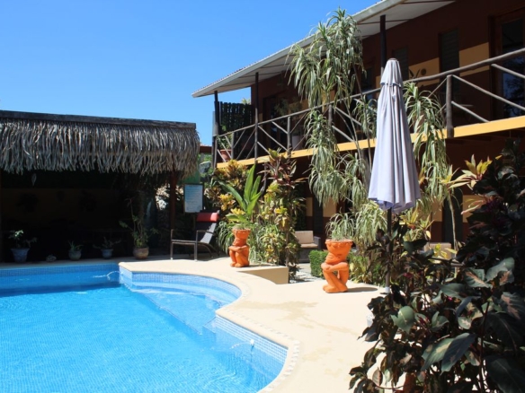 Hotel Las Palmas, business for sale at Samara Beach, Costa Rica
