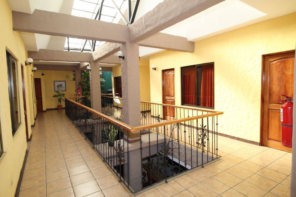 Glass roof of Casa Emerald, Restaurant and Cabinas for sale at Samara Beach, Guanacaste, Costa rica