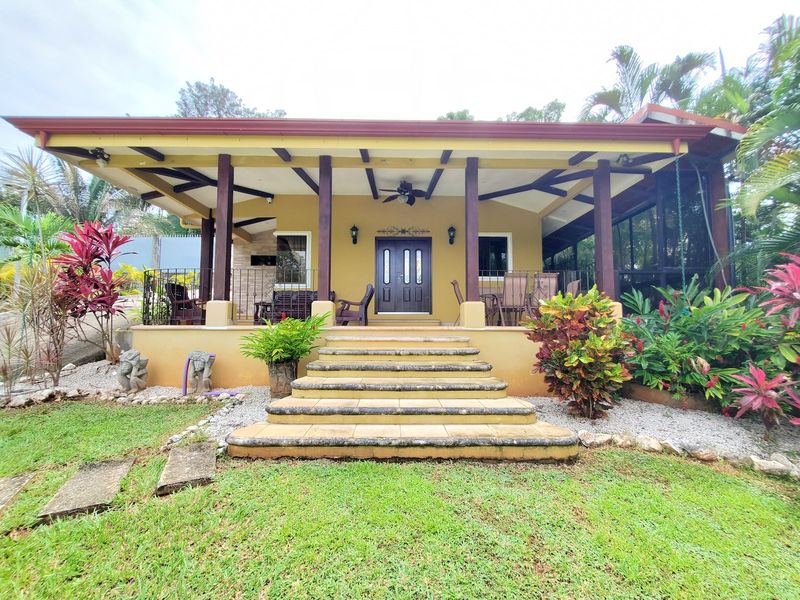 Main access staircase of Casa Luz, house for sale at Carrillo Beach, Guanacaste, Costa Rica