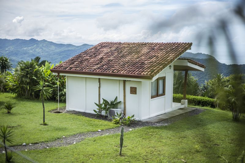 One of the bungalow at the Peaceful Retreat Hotel for sale at Carillo Beach Costa Rica