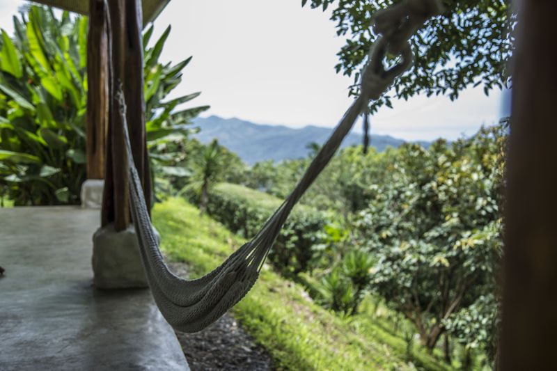 Hammock at the Peaceful Retreat Hotel for sale at Carillo Beach Costa Rica